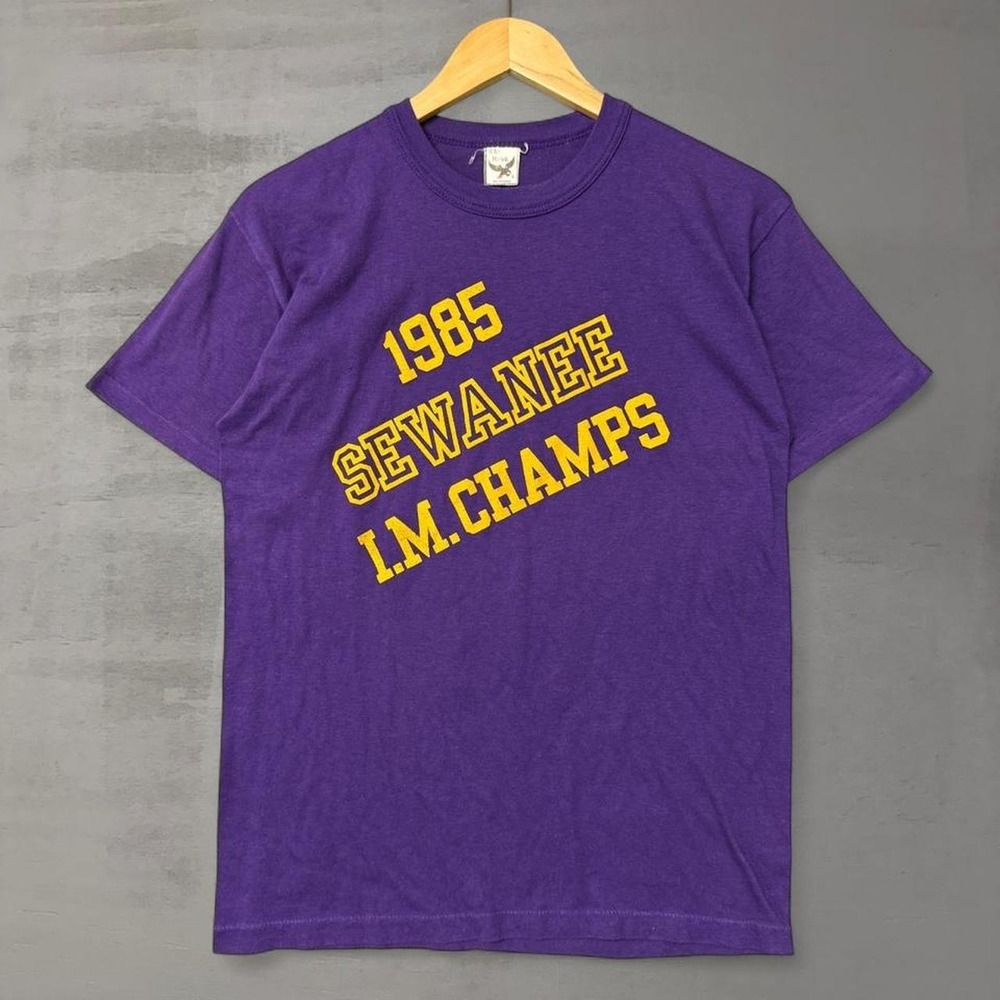 Vintage Sewanee I.M. Intramural‎ Champs T Shirt Purple 1985 Collegiate Large